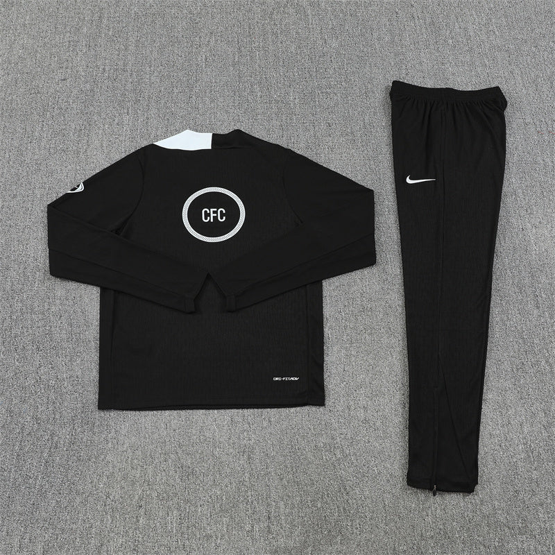 Chelsea Tracksuit-Black and White