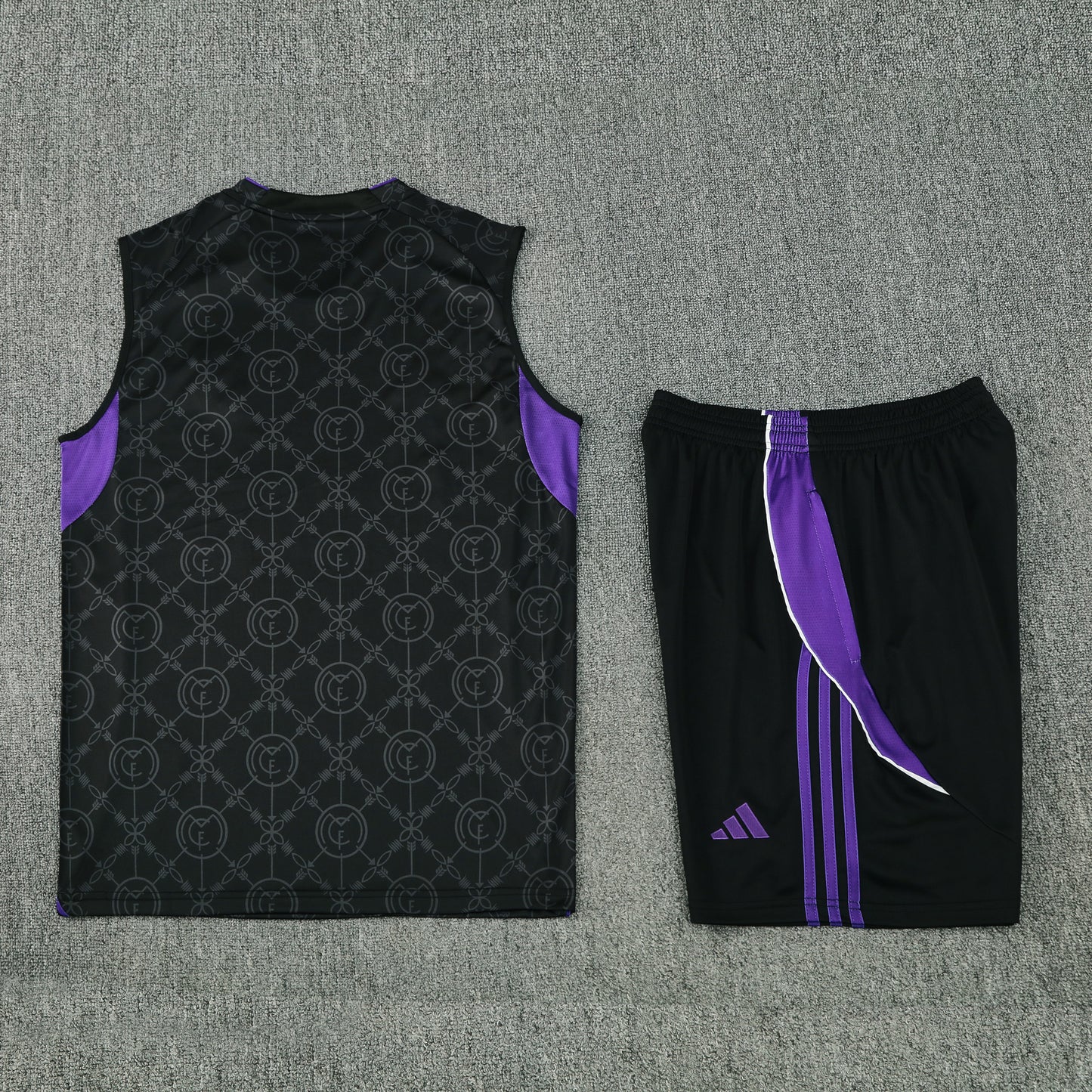 Real Madrid Vest Set-Black and Purple