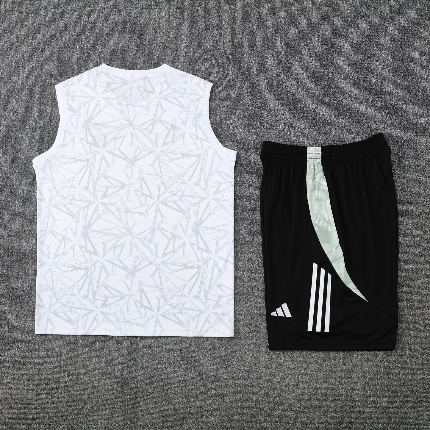 Real Madrid Vest Set-White and Black