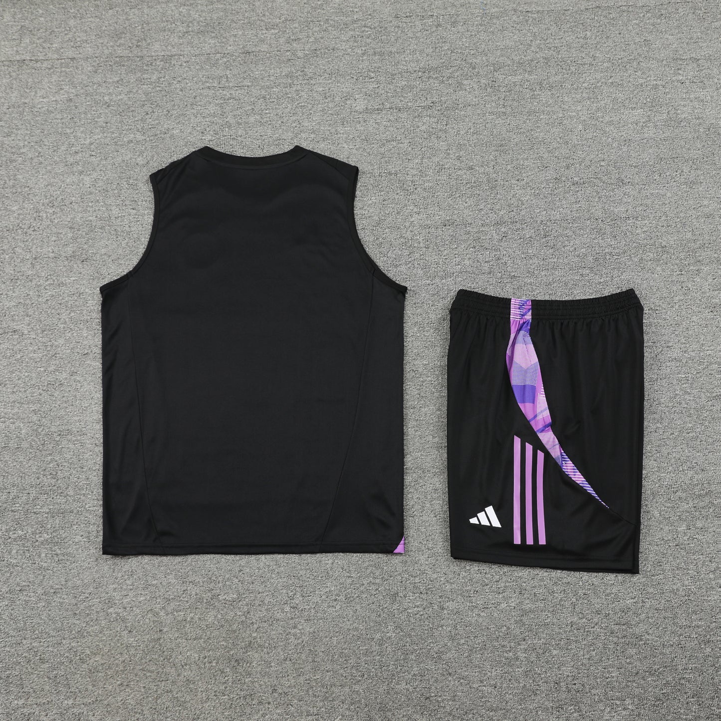 Germany Vest Set-Black and Purple