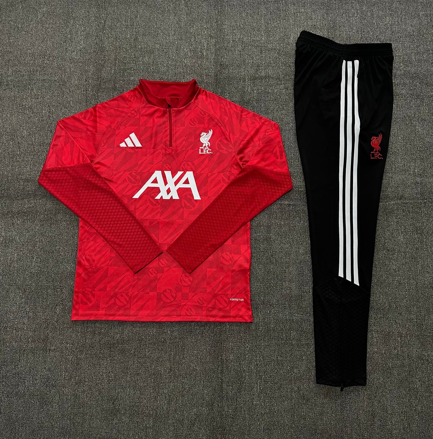 Liverpool Tracksuit-Red and Black