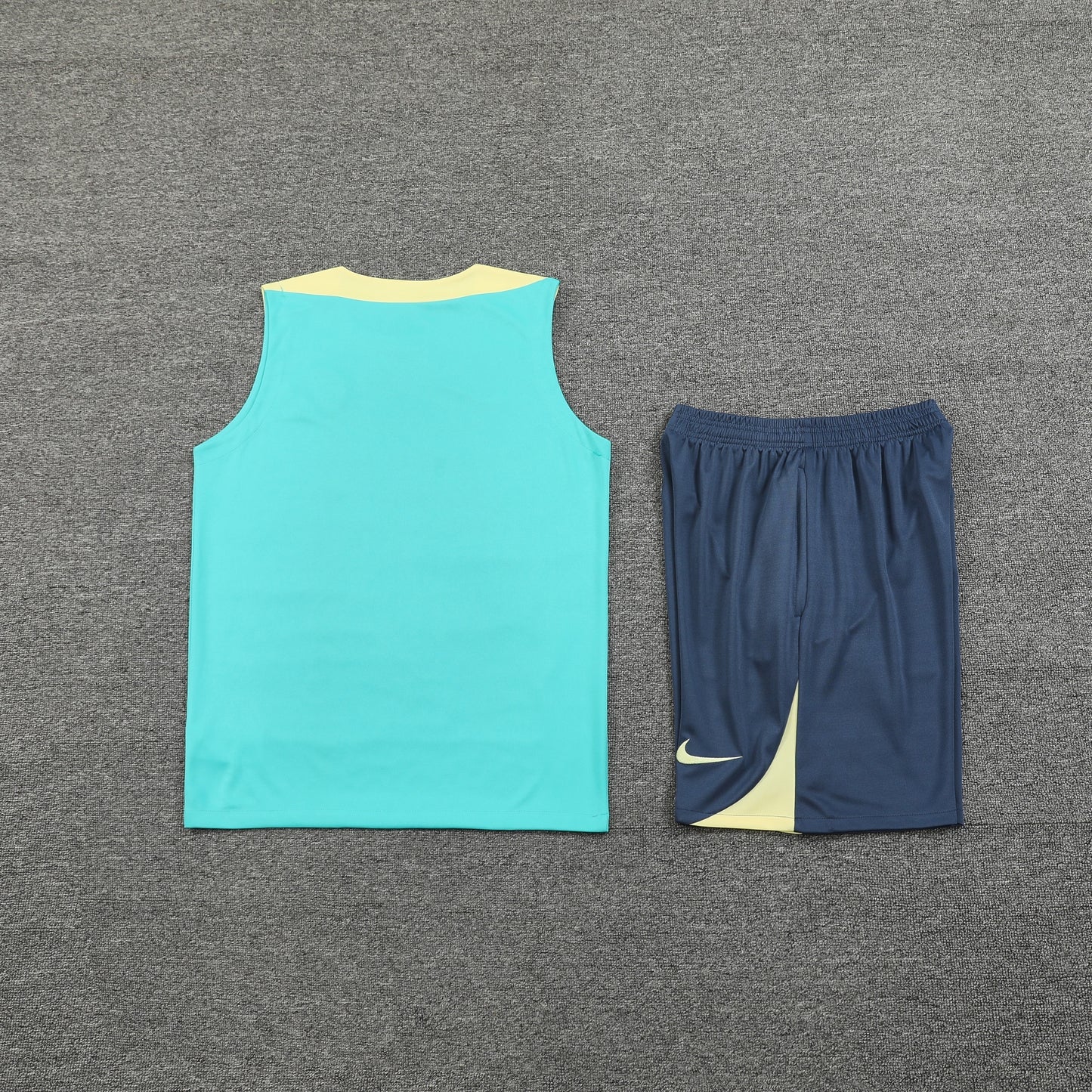 Club America Vest Set-Light Blue and Dark Grey