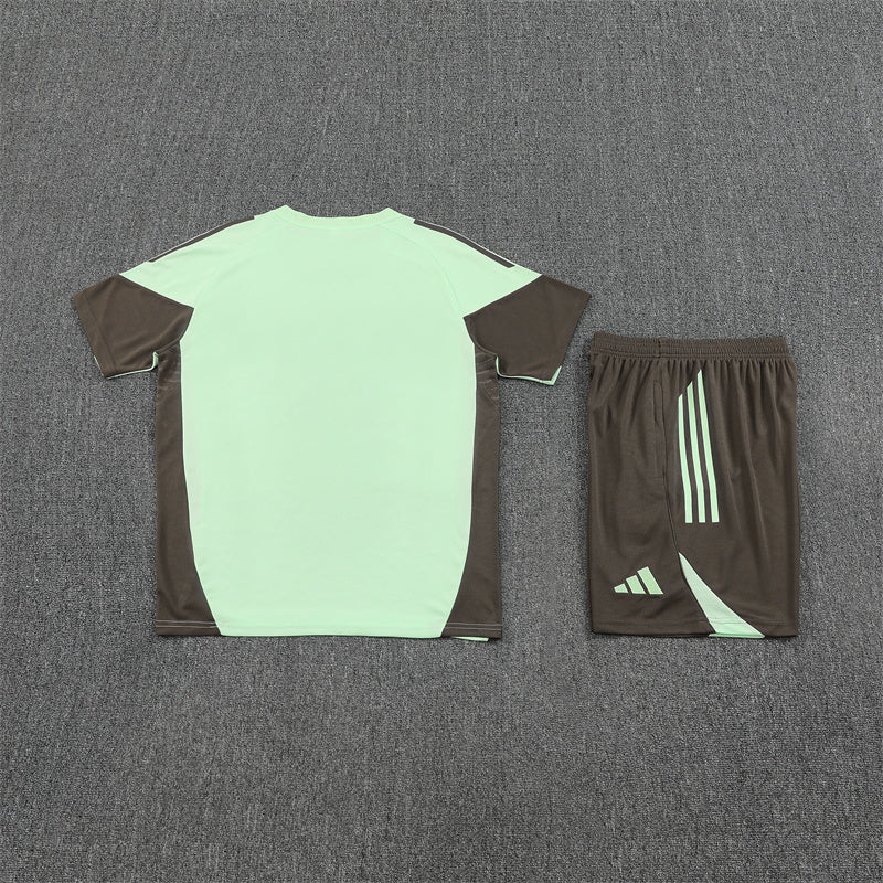 Real Madrid Shorts Set-Light Green and Brown