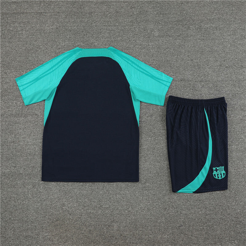 Barcelona Shorts Set-Green and Black