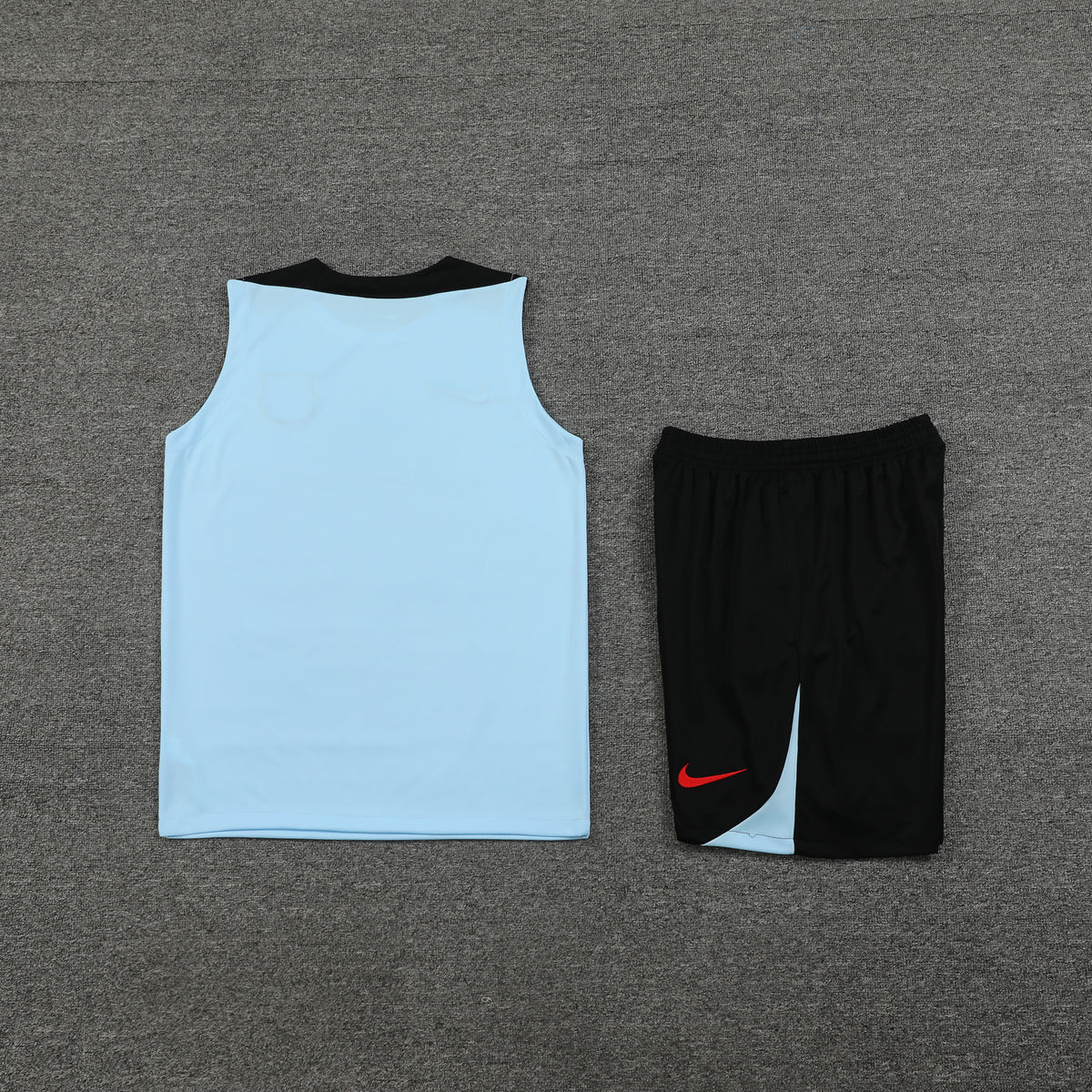 Barcelona Vest Set-Light Blue and Black
