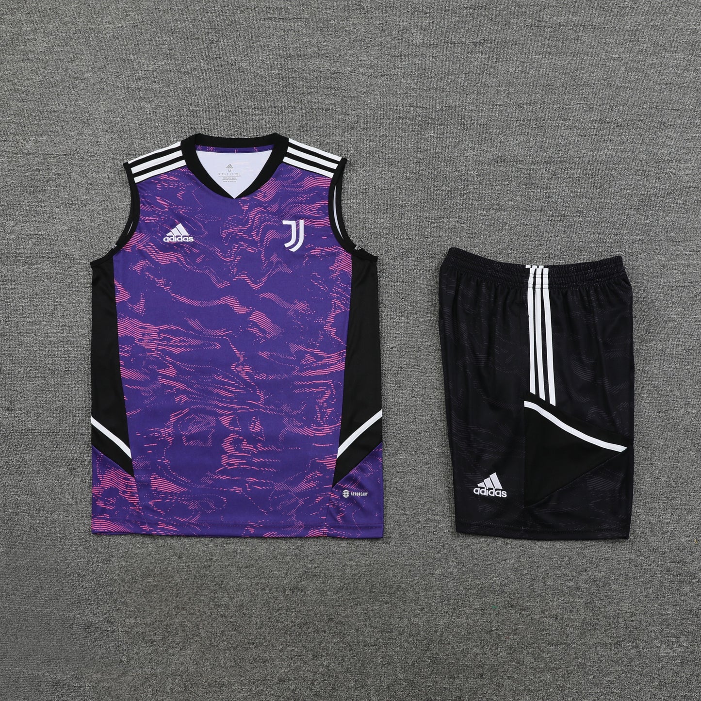 Juventus Vest Set-Purple and Black