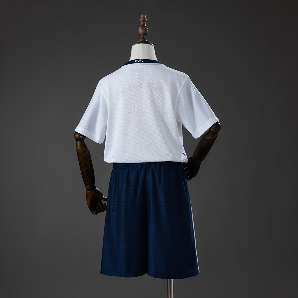 M-U 08/09 Away (UEFA Champions League) Retro Kids Kit