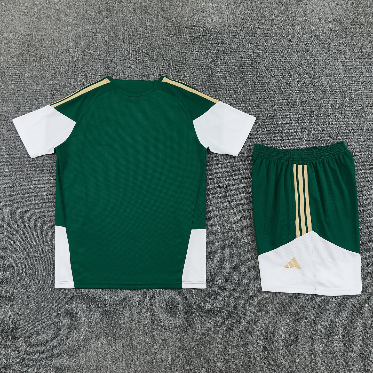 Italy Shorts Set-Green and White