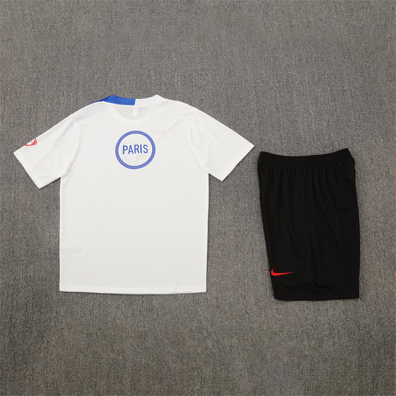 PSG Shorts Set-White and Black