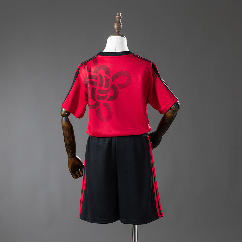 M-U 25/26 Cultural Story - Red Kids Kit Jersey