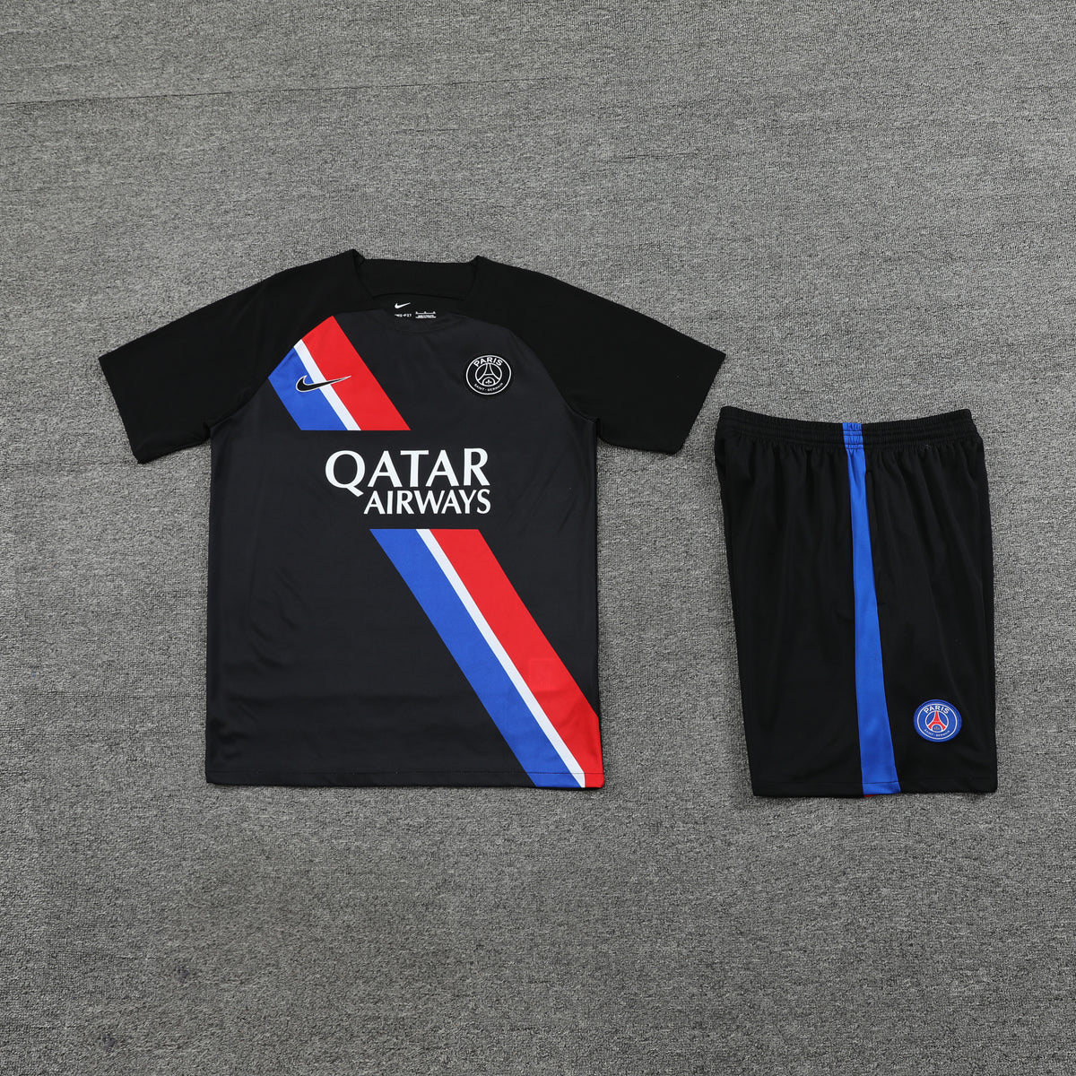 PSG Shorts Set-Red, Blue and Black