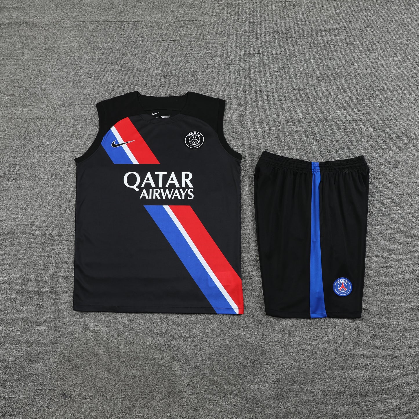 PSG Vest Set-Red, Blue and Black