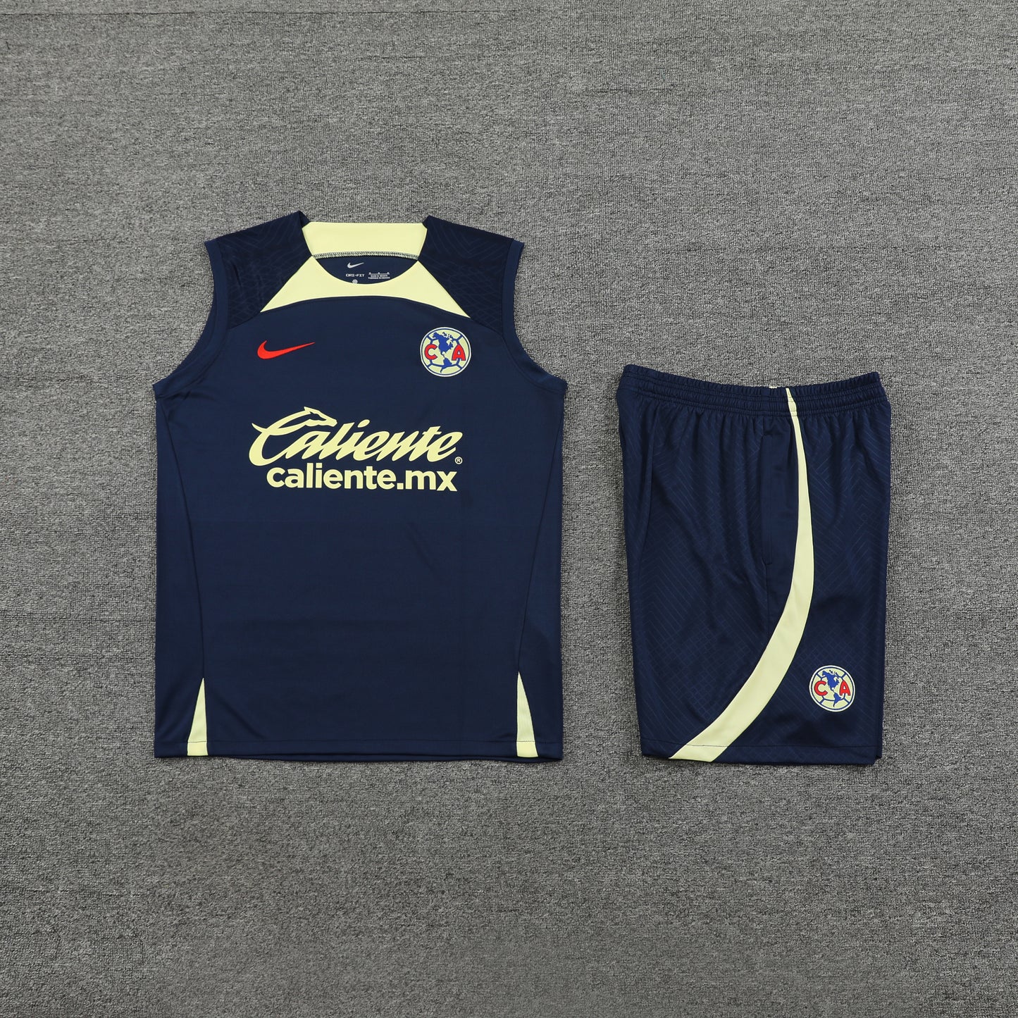 Club America Vest Set-Navy Blue