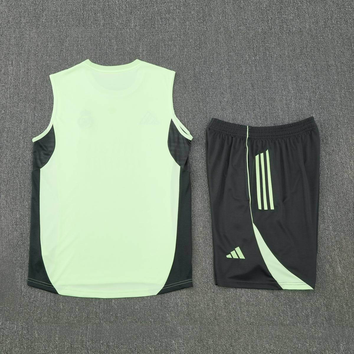 Real Madrid Vest Set-Light Green and Dark Grey