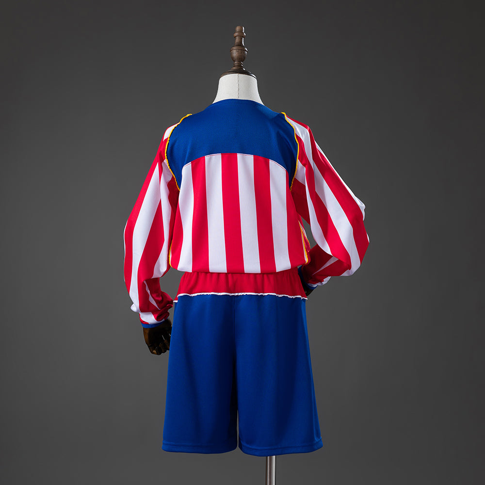 Atletico Madrid 04/05 Home Retro Long Sleeve Kids Kit