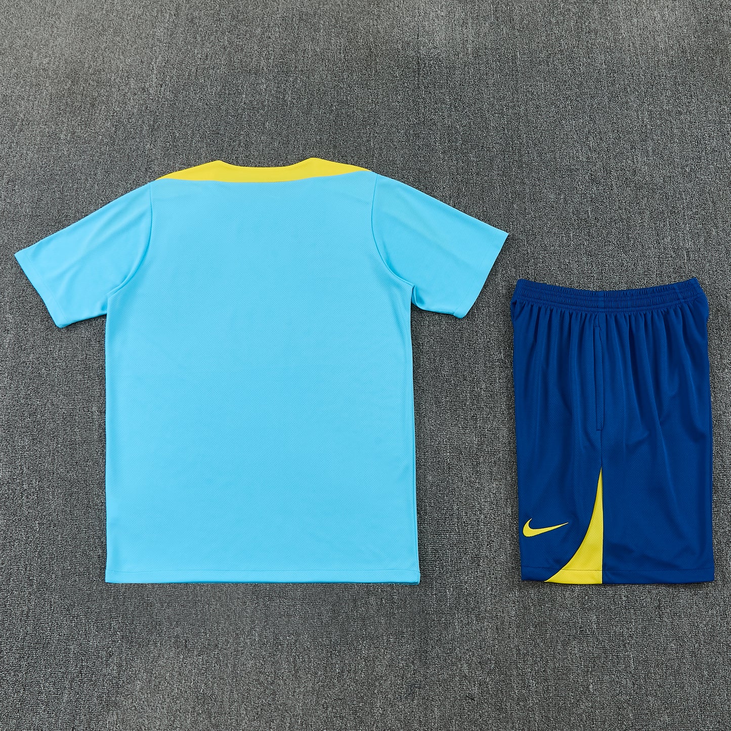 Barcelona Shorts Set-Blue and Dark Blue
