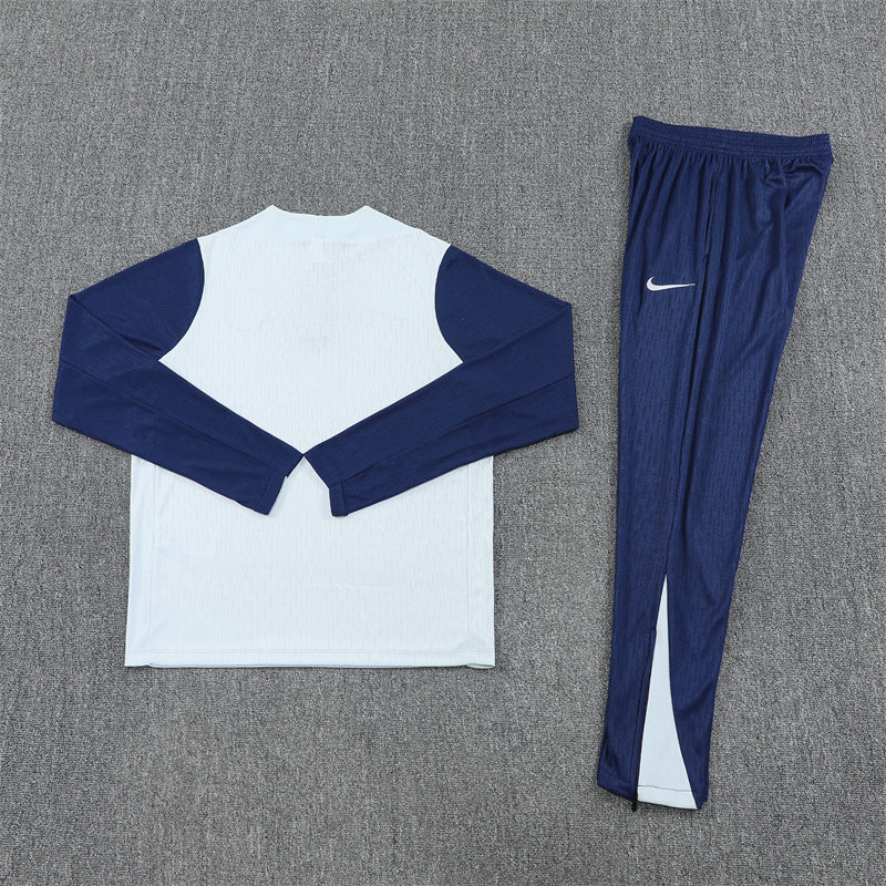Inter Milan Tracksuit-Off White and Navy Blue