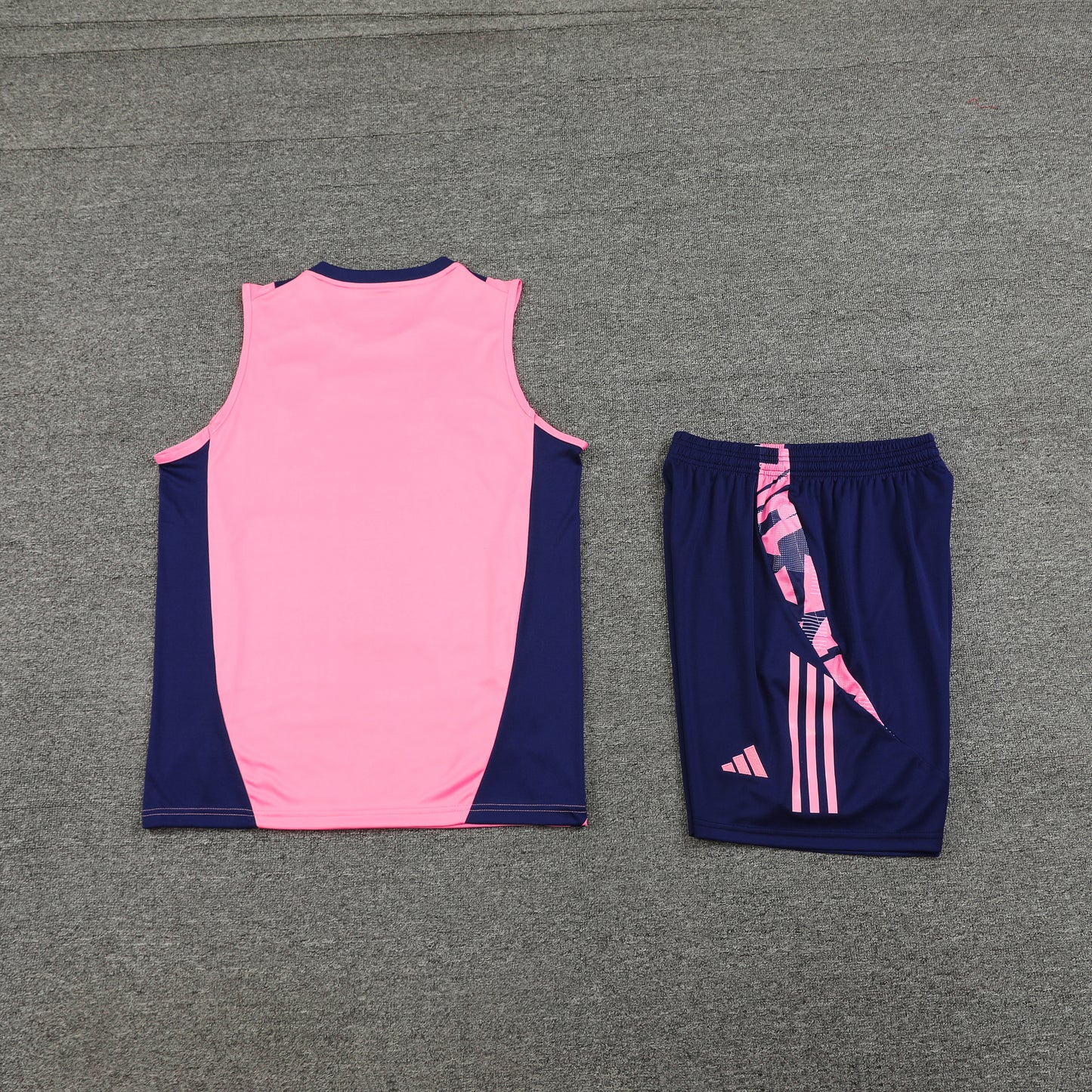 Arsenal Vest Set-Pink and Navy Blue