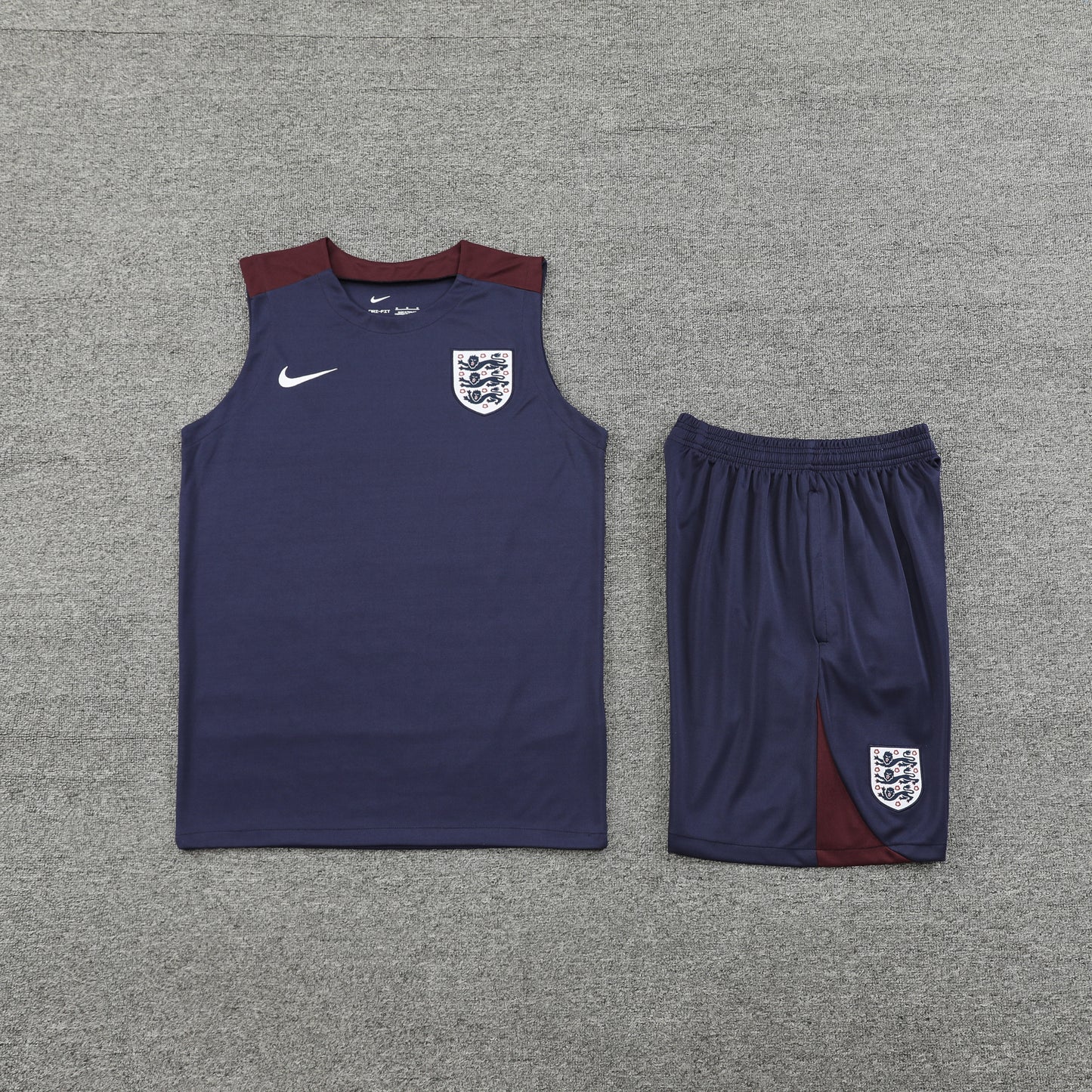 England Vest Set-Navy Blue