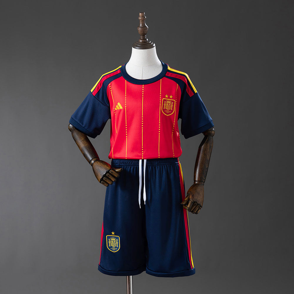 Spain 2026 Home 2-Star Champion Edition Kids Kit