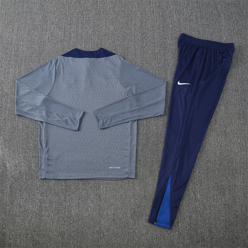 PSG Tracksuit-Grey and Navy Blue