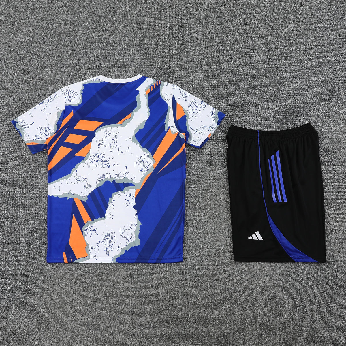 Real Madrid Shorts Set-White, Blue and Black