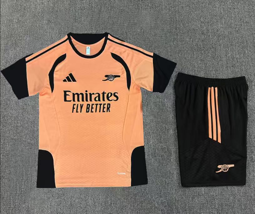 Arsenal Shorts Set-Cream and Black