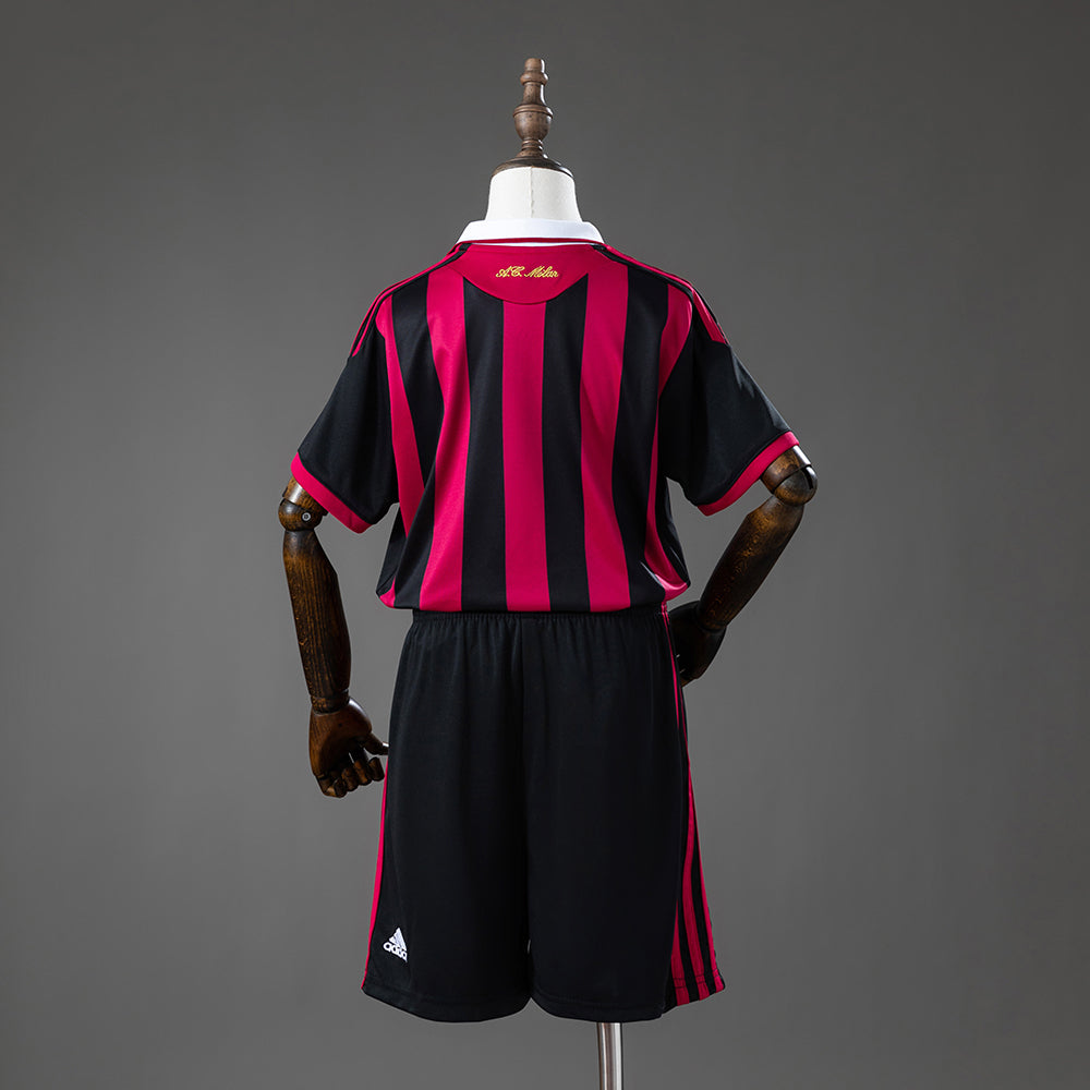 AC Milan 09/10 Home Retro Kids Kit