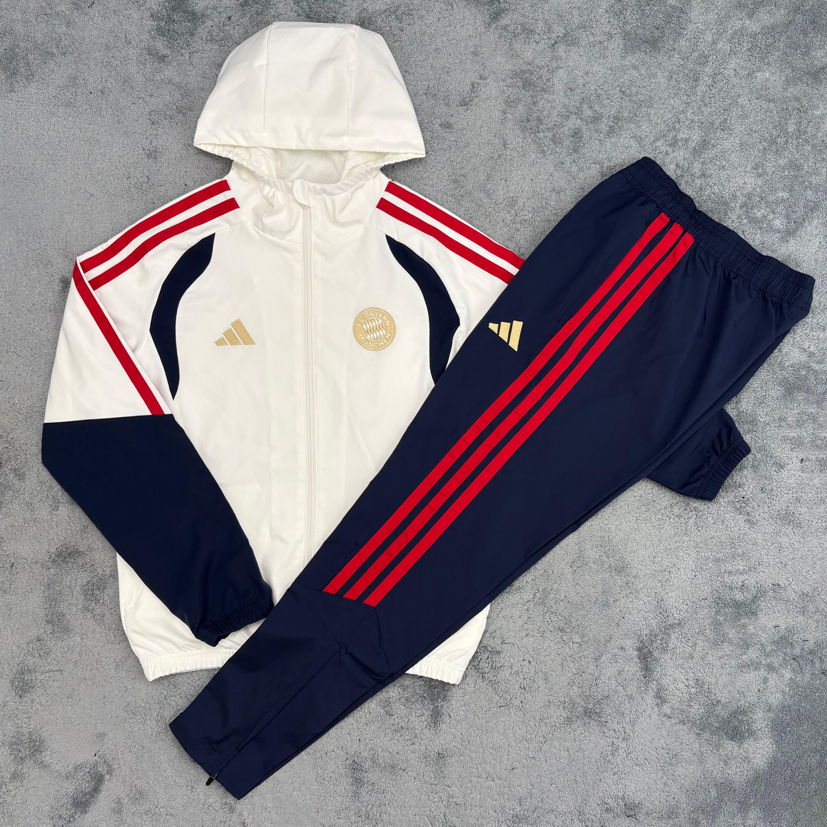 Bayern Munich Windbreaker Set - white