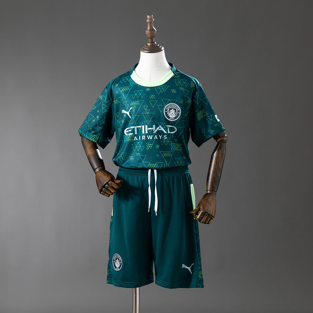 Manchester City 25/26 Fourth Away Kids Kit
