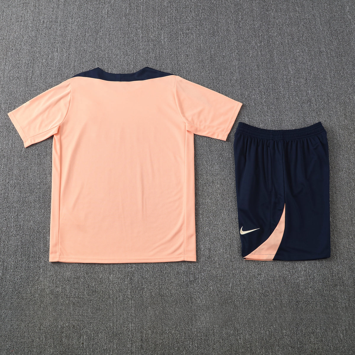 Chelsea Shorts Set-Cream and Navy Blue