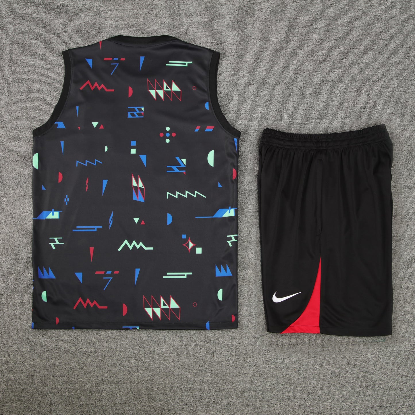 Portugal Vest Set-Black