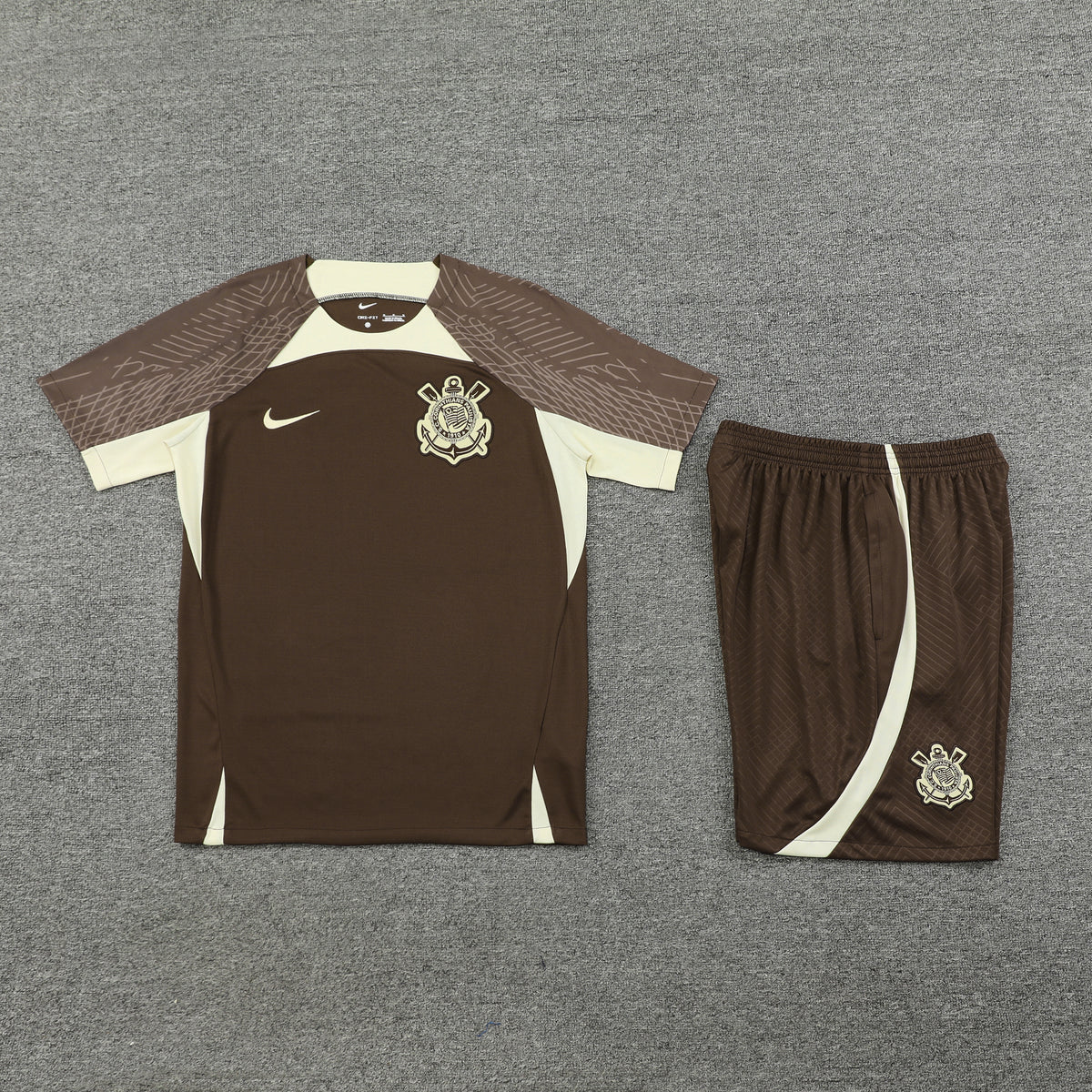 Corinthians Shorts Set-Brown