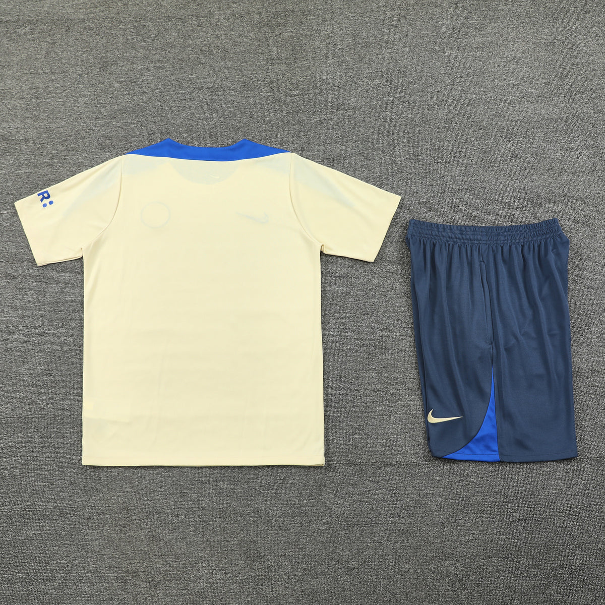 Inter Milan Shorts Set-Cream and Grey