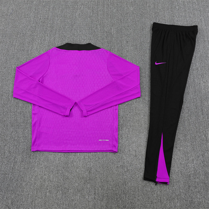 England Tracksuit-Purple and Black