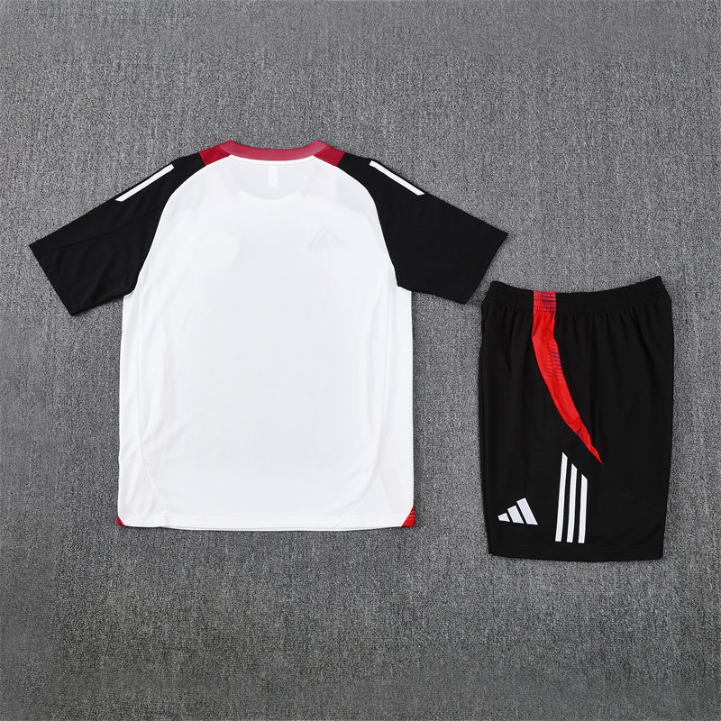 Manchester United Shorts Set-White and Black