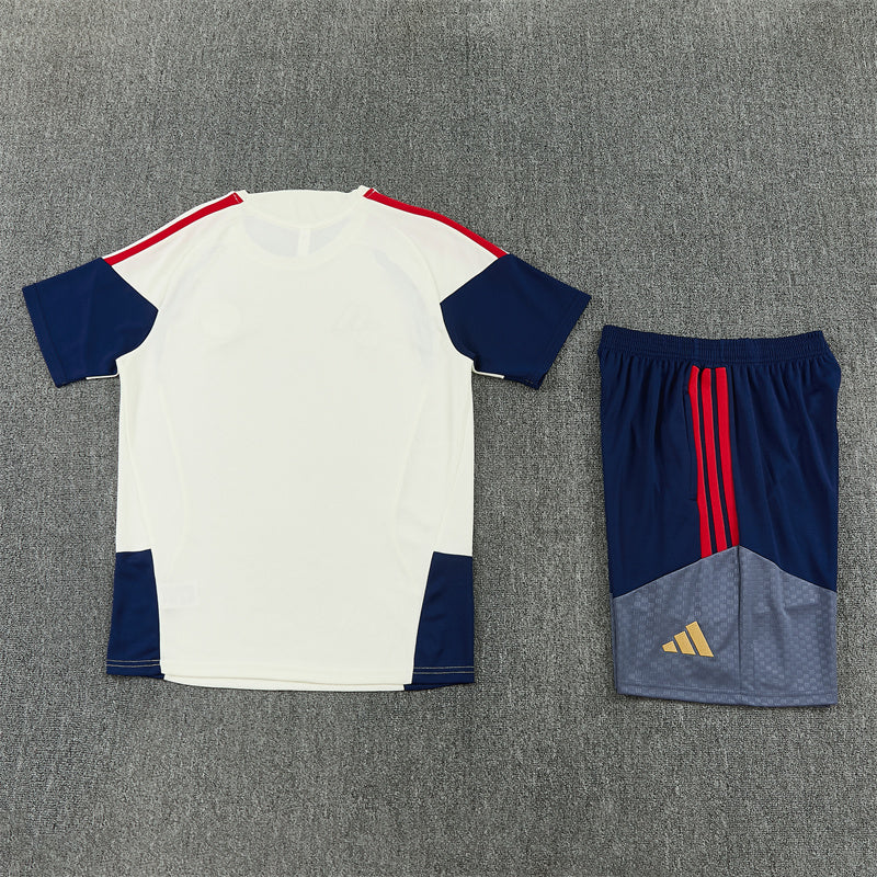 FC Bayern Munich Shorts Set-White and Navy Blue