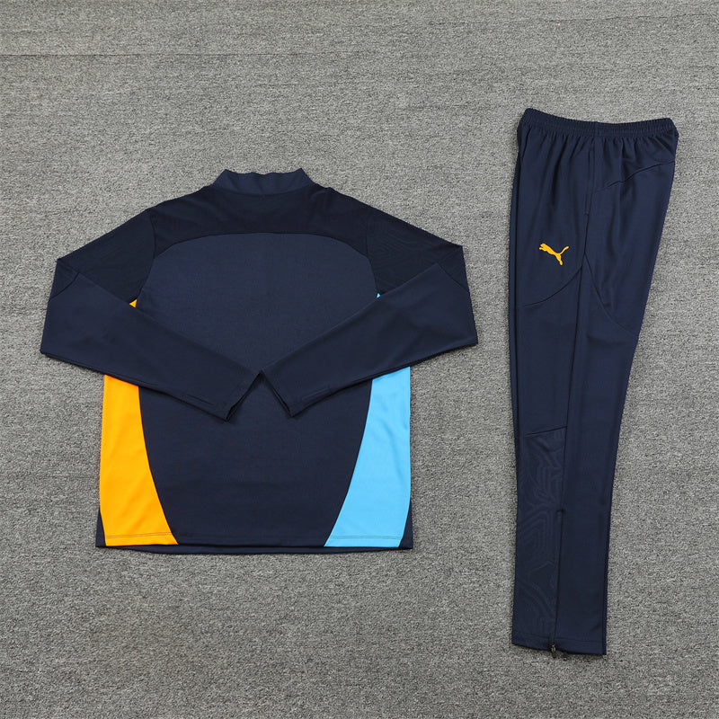 Olympique de Marseille Tracksuit-Navy Blue