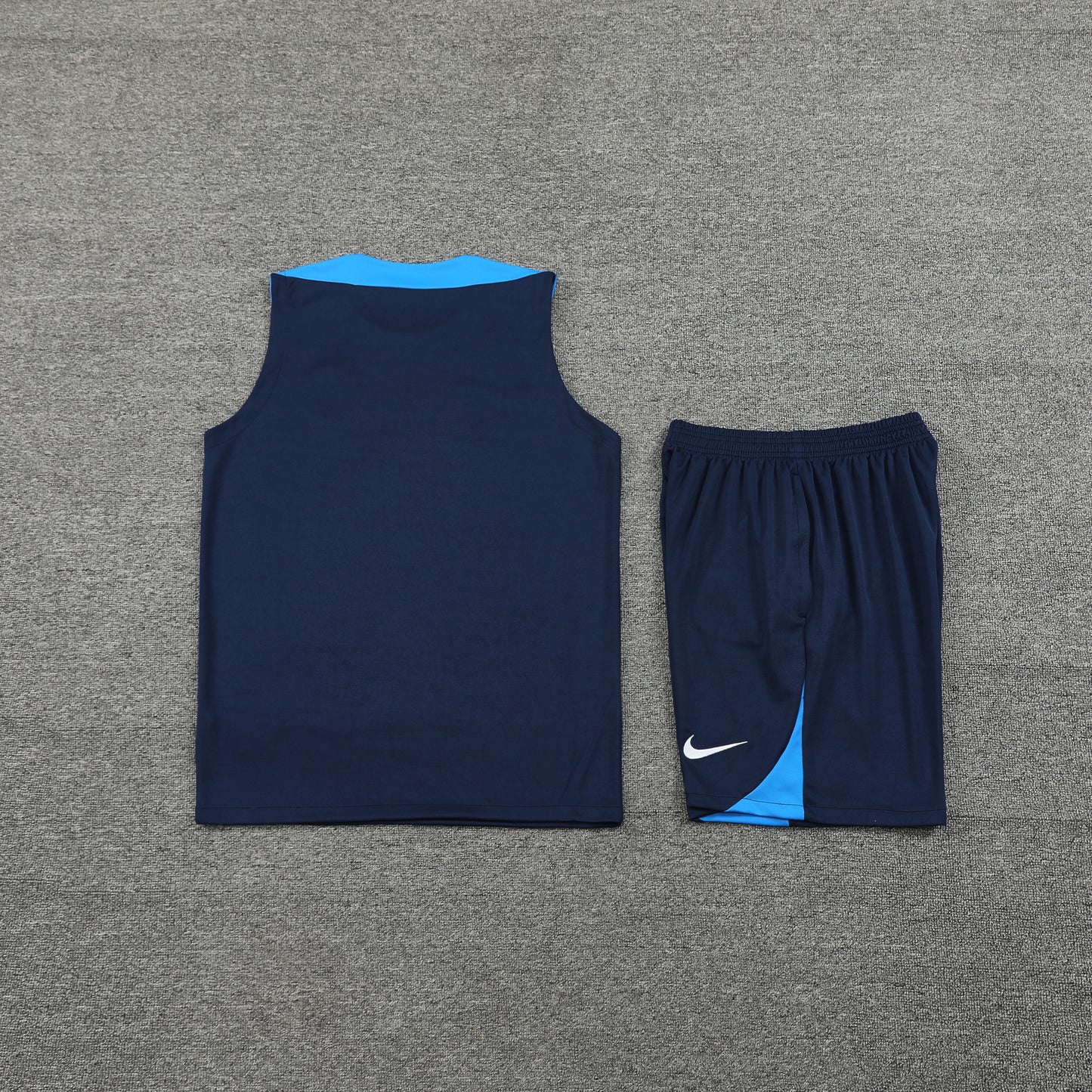 Chelsea Vest Set-Navy Blue