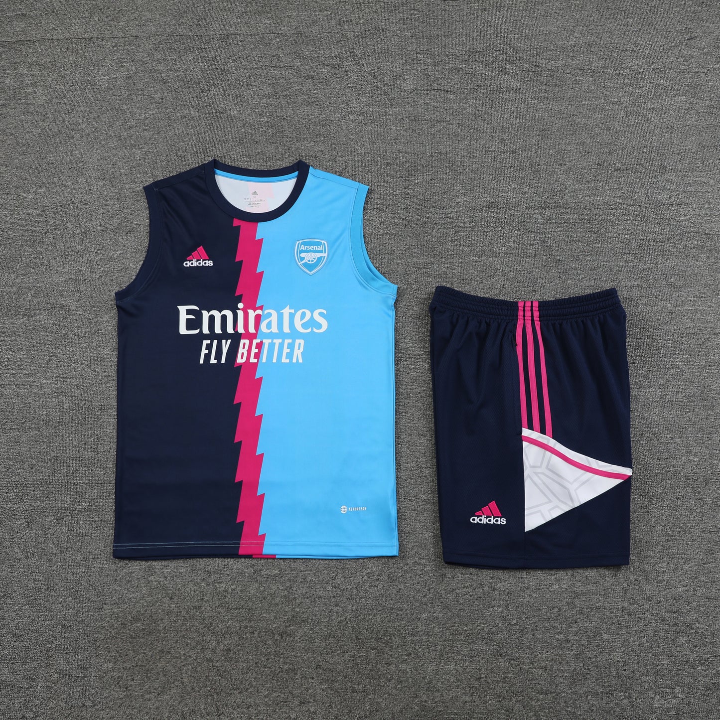 Arsenal Vest Set-Light Blue and Navy Blue