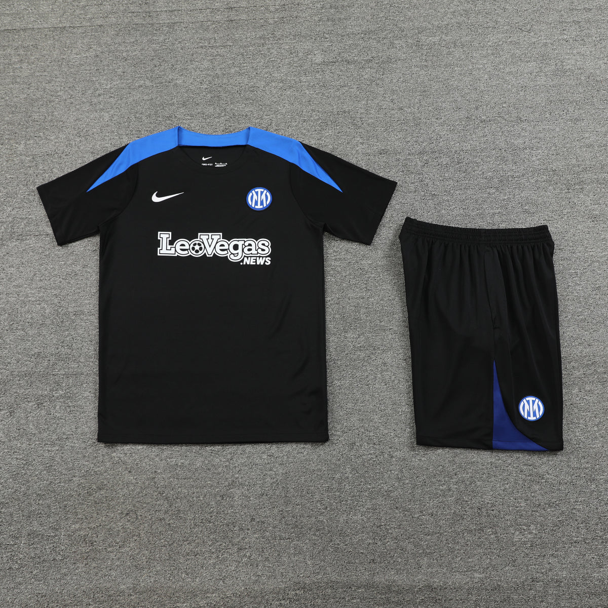 Inter Milan Shorts Set-Black and Blue
