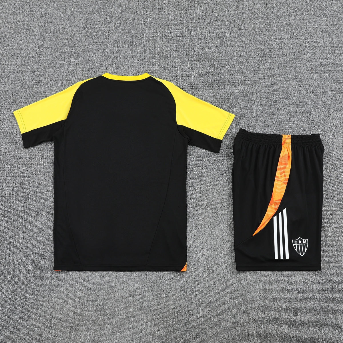 Atletico Mineiro Shorts Set-Black and Yellow