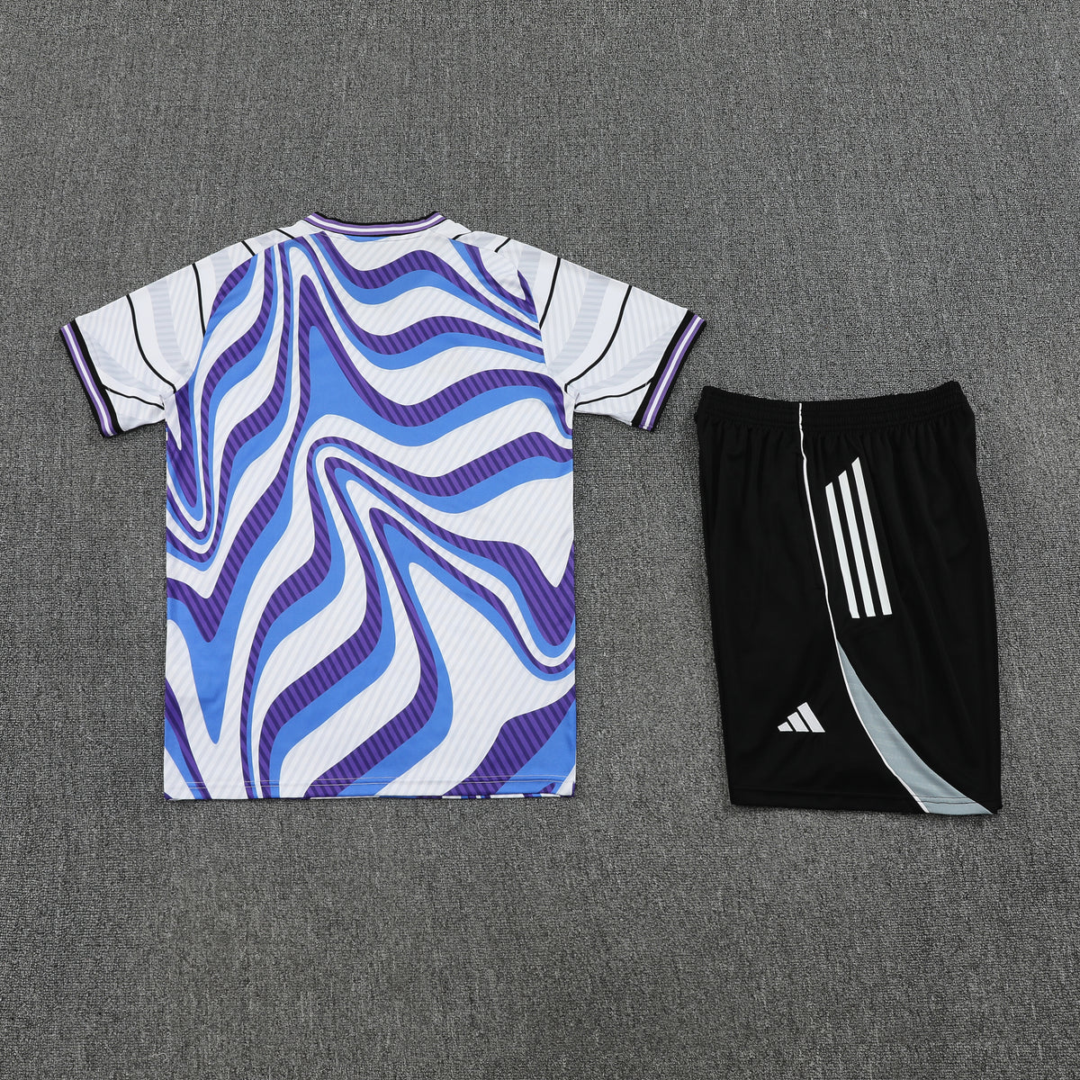 Real Madrid Shorts Set-White, Blue and Black
