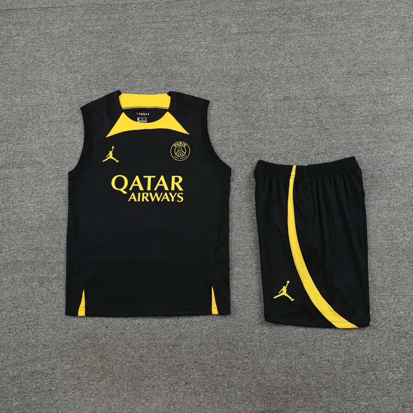PSG Vest Set-Black and Yellow