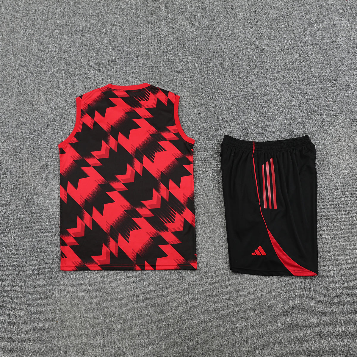 Manchester United Vest Set-Red and Black