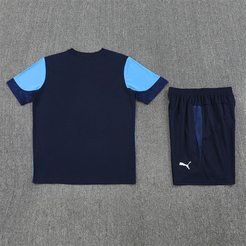 Olympique de Marseille Shorts Set-Navy Blue
