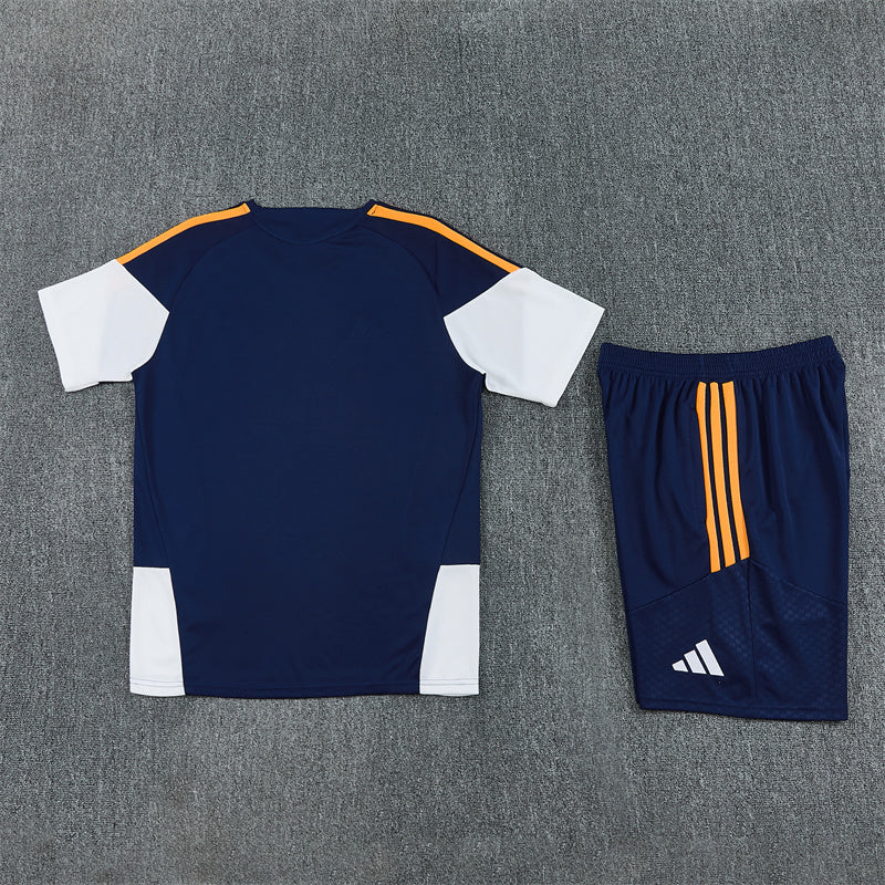 Real Madrid Shorts Set-Navy Blue and White