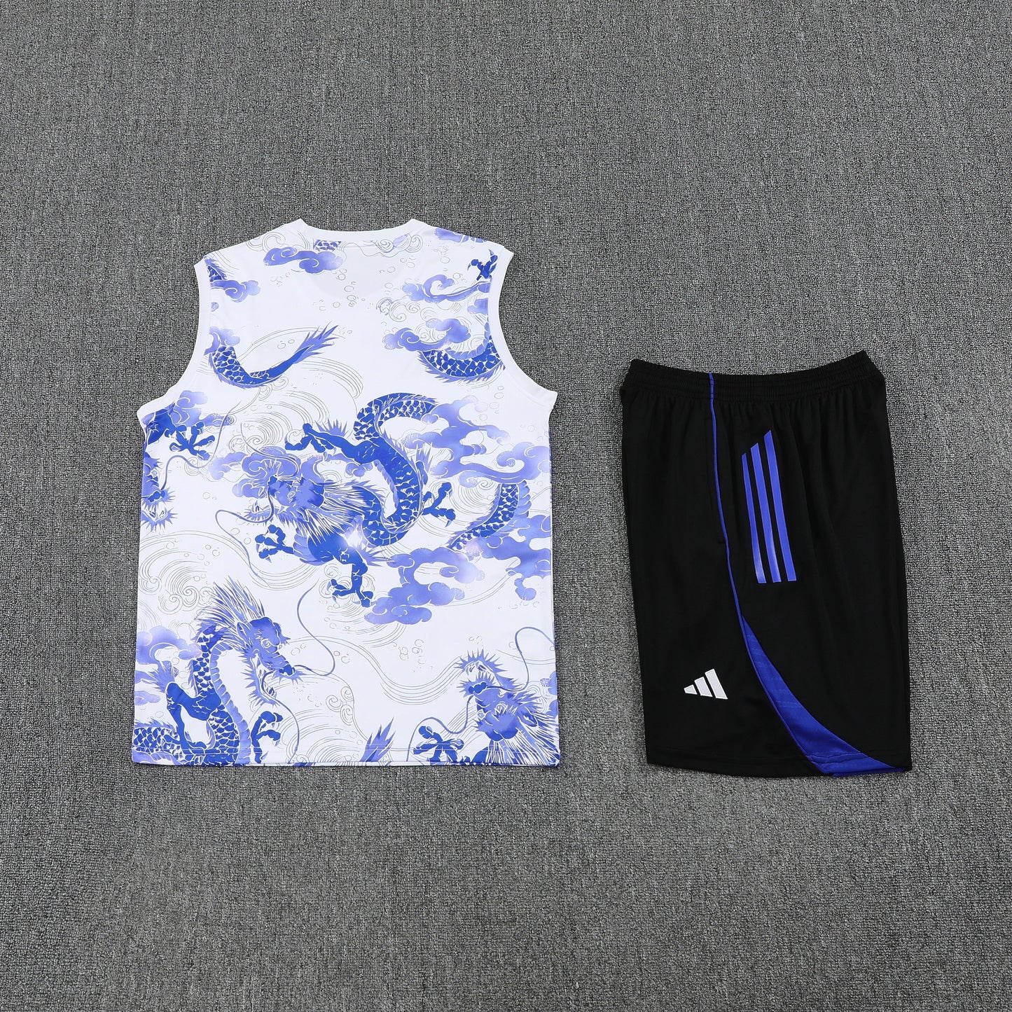 Real Madrid Vest Set-White, Blue and Black