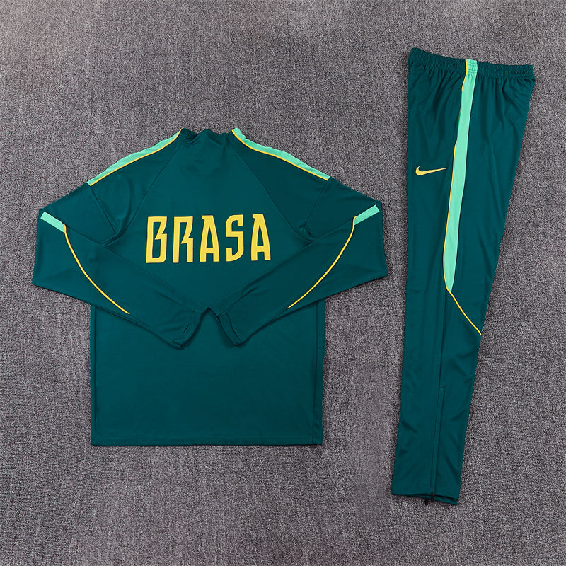 Brazil Tracksuit-Dark Green