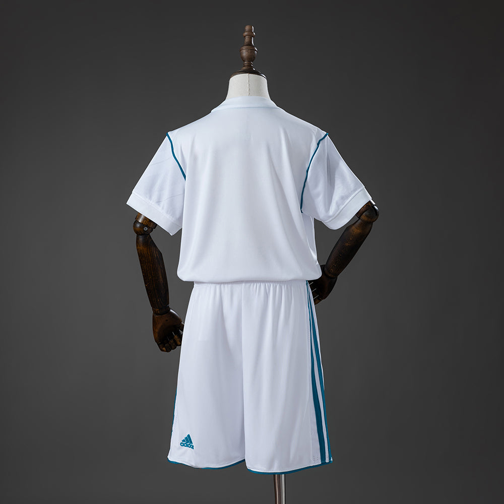 Real Madrid 17/18 Home Retro Kids Kit